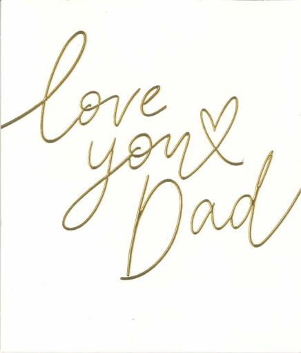 Picture of LOVE YOU DAD BIRTHDAY CARD